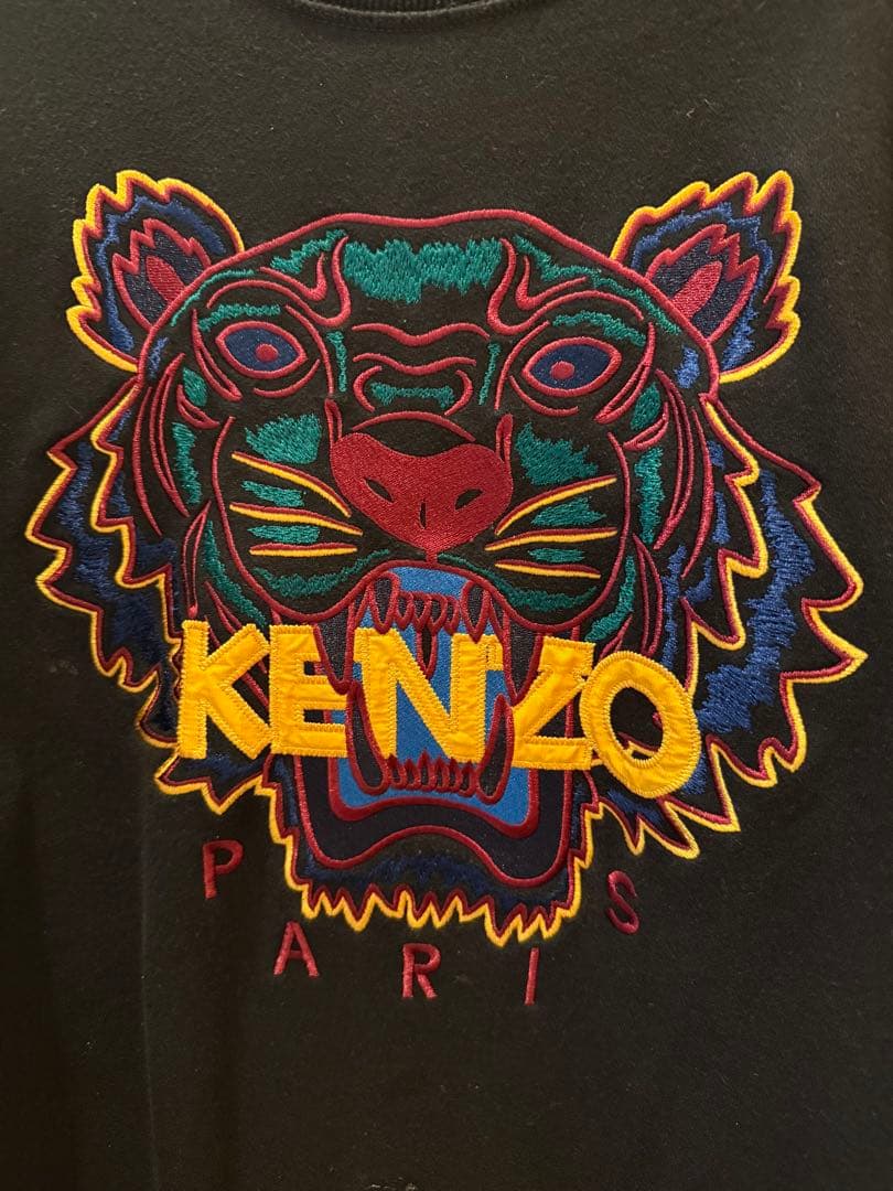 g*3様 KENZO タイガー 刺繍 スウェット 黒 L 正規品 本物