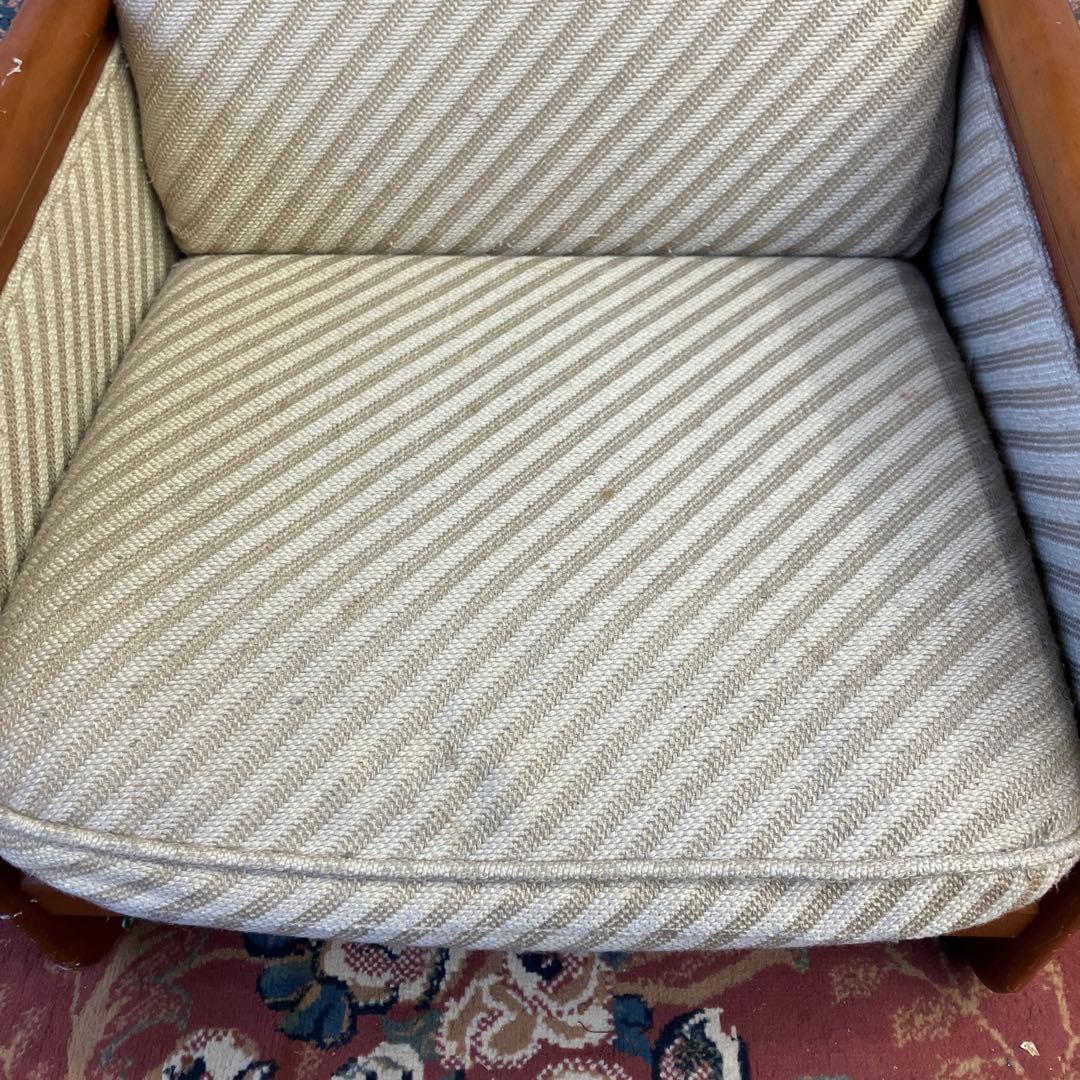 昭和レトロ カリモク リクライニングチェア 一人掛けソファー ロビーチェア