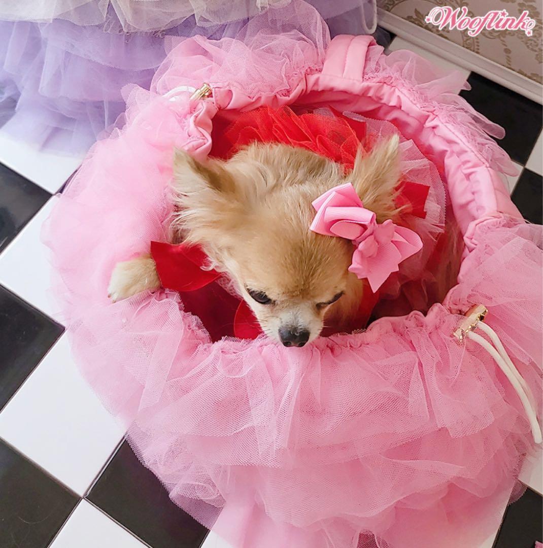 WOOFLINK(ウーフリンク)韓国ブランド セレブ 犬用キャリーバックブラウン