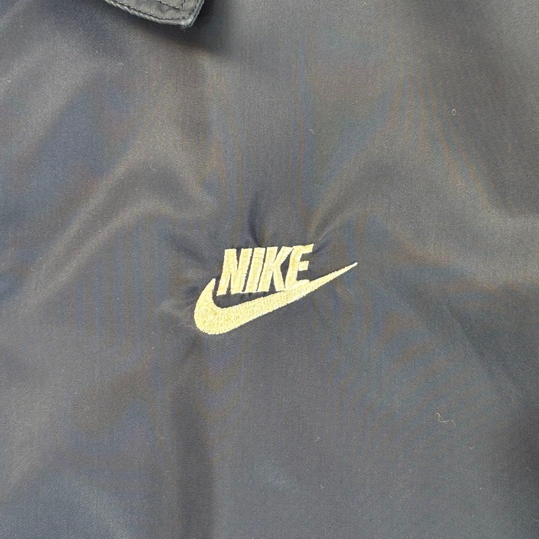 90s NIKE コーチジャケット 紺 L銀タグ バスケタグ USAヴィンテージ