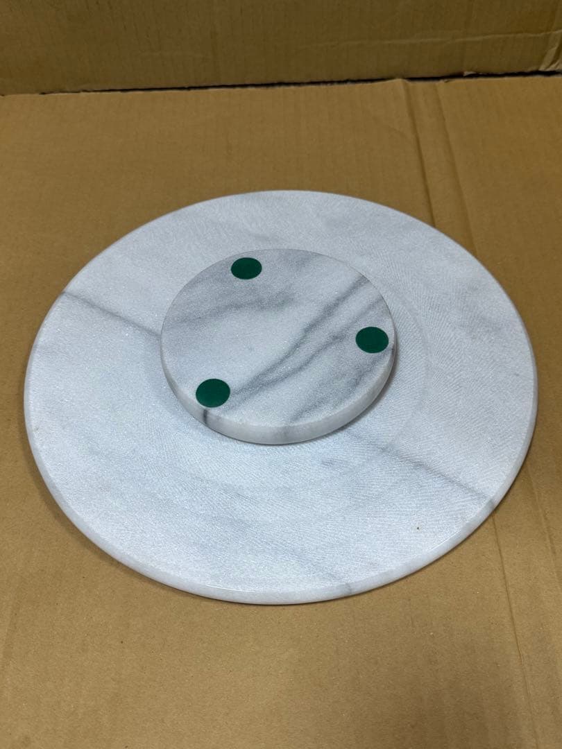 回転テーブル　大理石　ターンテーブル　お菓子作り　ケーキ回転テーブル　調味料回転