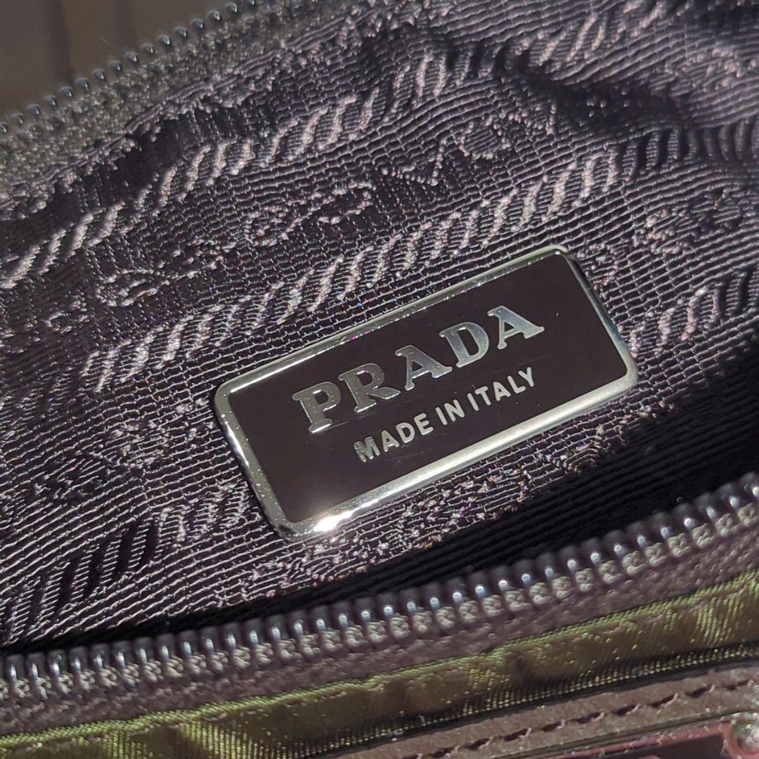 〈極美品〉PRADA 三角ロゴ ウエストポーチ レザーベルト Lサイズ