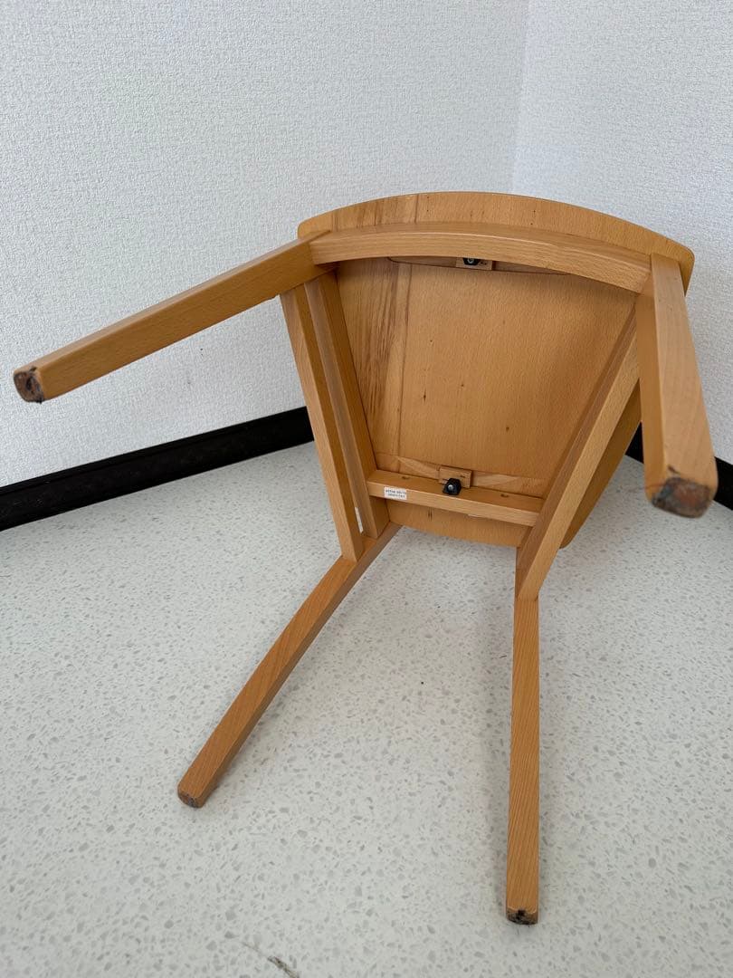 （4/4）カリガリス ダイニングチェア イタリア製 ウォールナット材※i4※