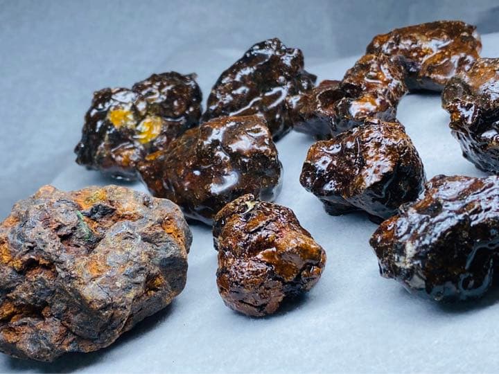 パラサイト隕石　原石　542g セリコ隕石　隕石　石鉄隕石　メテオライト