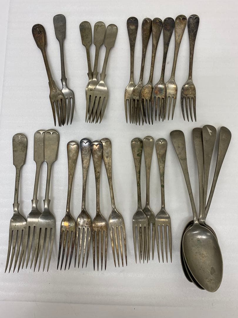 3-3199 アンティークスプーン・フォークまとめ