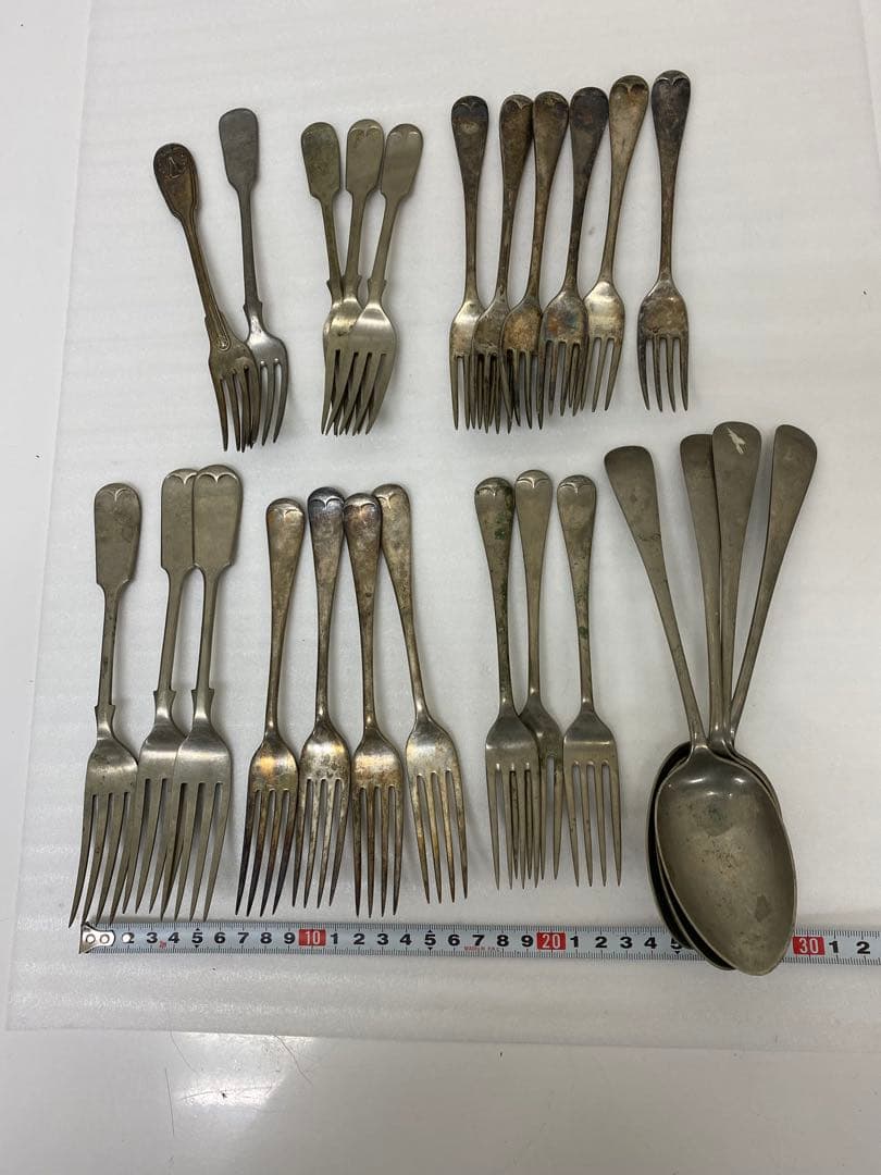 3-3199 アンティークスプーン・フォークまとめ