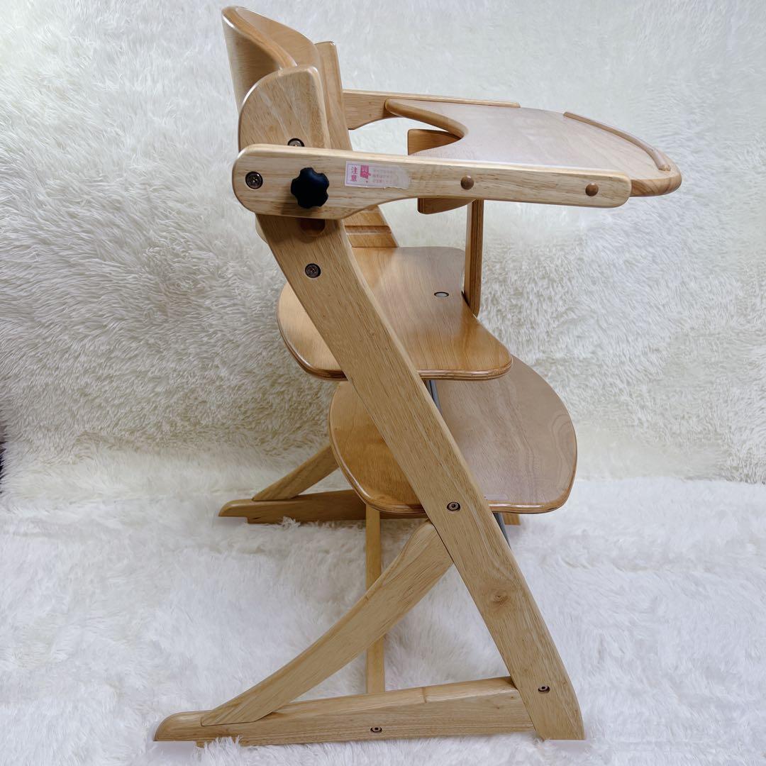 【美品】【付属品有】 大和屋 すくすくチェア イーエヌ テーブル&ガード付