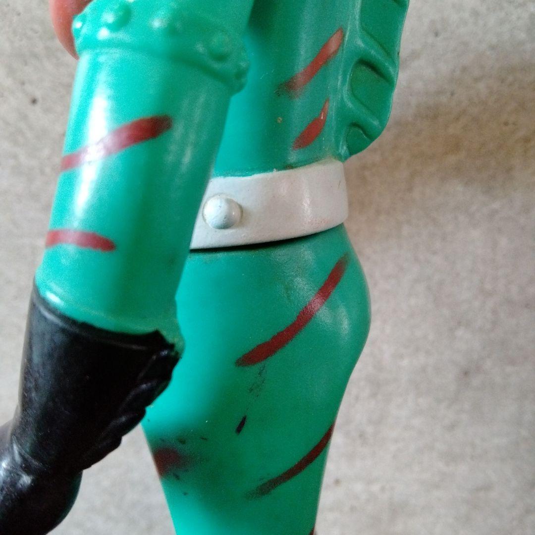 当時物仮面ライダーアマゾンソフビ無版権パチ約23センチ