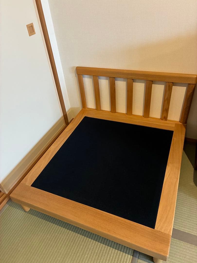 Re:CENO AGURAソファ1.5人掛け　ベージュ　リネン