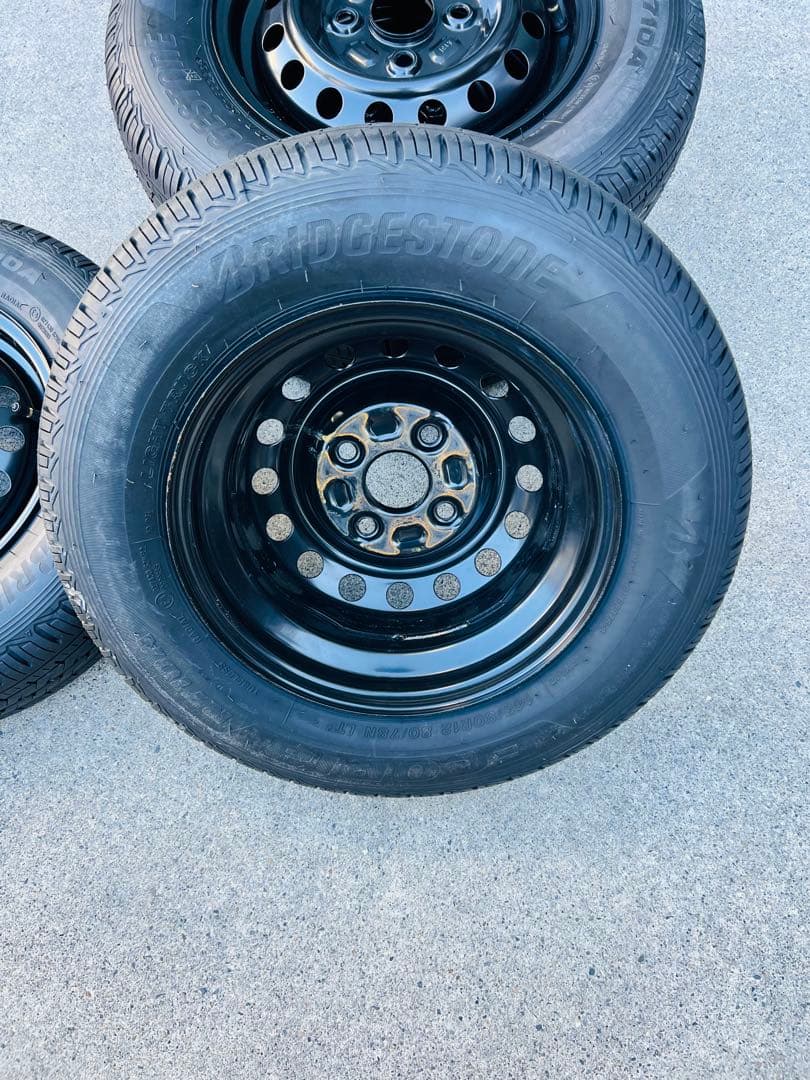 ★納車外し★軽バン　軽トラ　タイヤ　ホイールセット　145/80R12 LT★