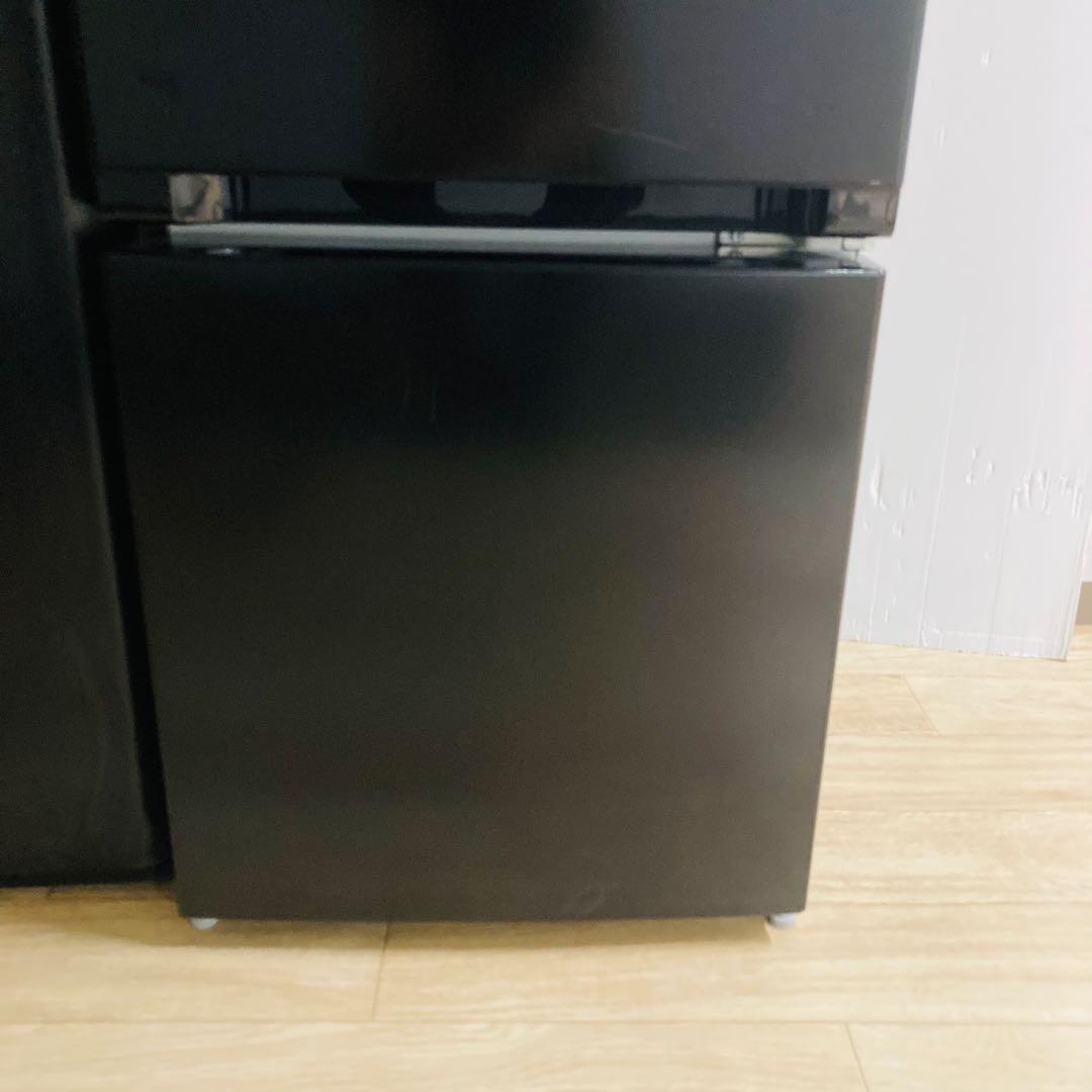 高年式ブラックで揃えたカッコいい一人暮らし家電セット❗️大阪、大阪近郊配送無料