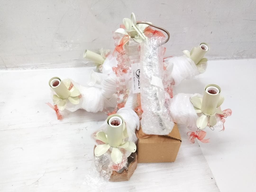 未使用品 kishima キシマ シャンデリア 5灯 CC-1430 □