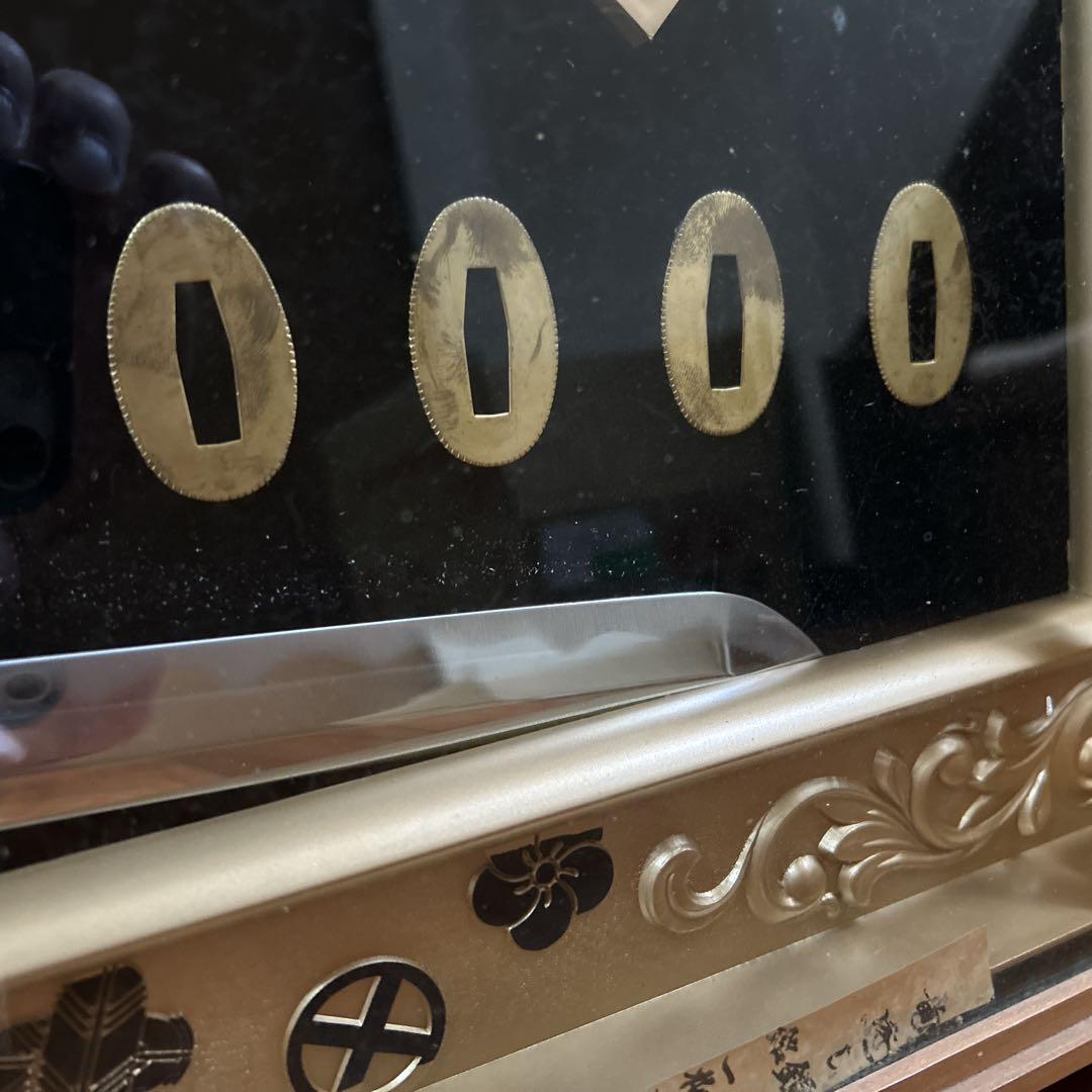 【☆送料込み☆】日本刀　模造刀額　【越中守正俊】レプリカ