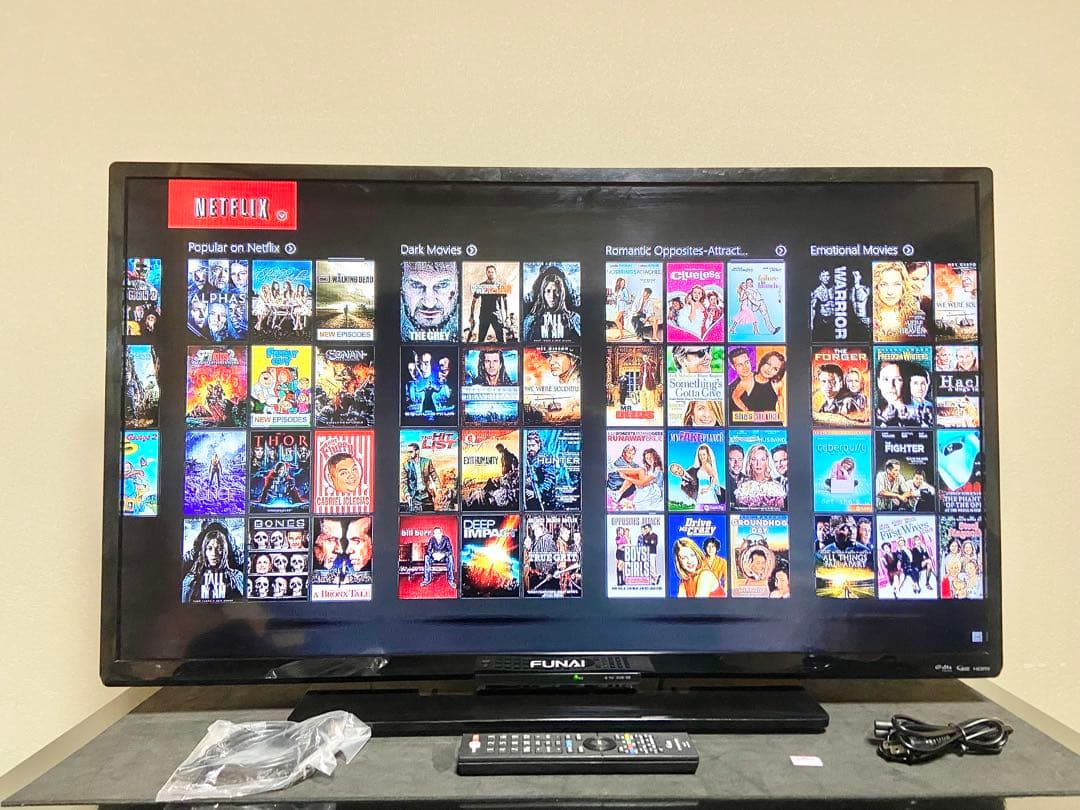 【今だけ優待価格】FUNAI 40V型フルHD・Wチューナー裏録(外付HDD)