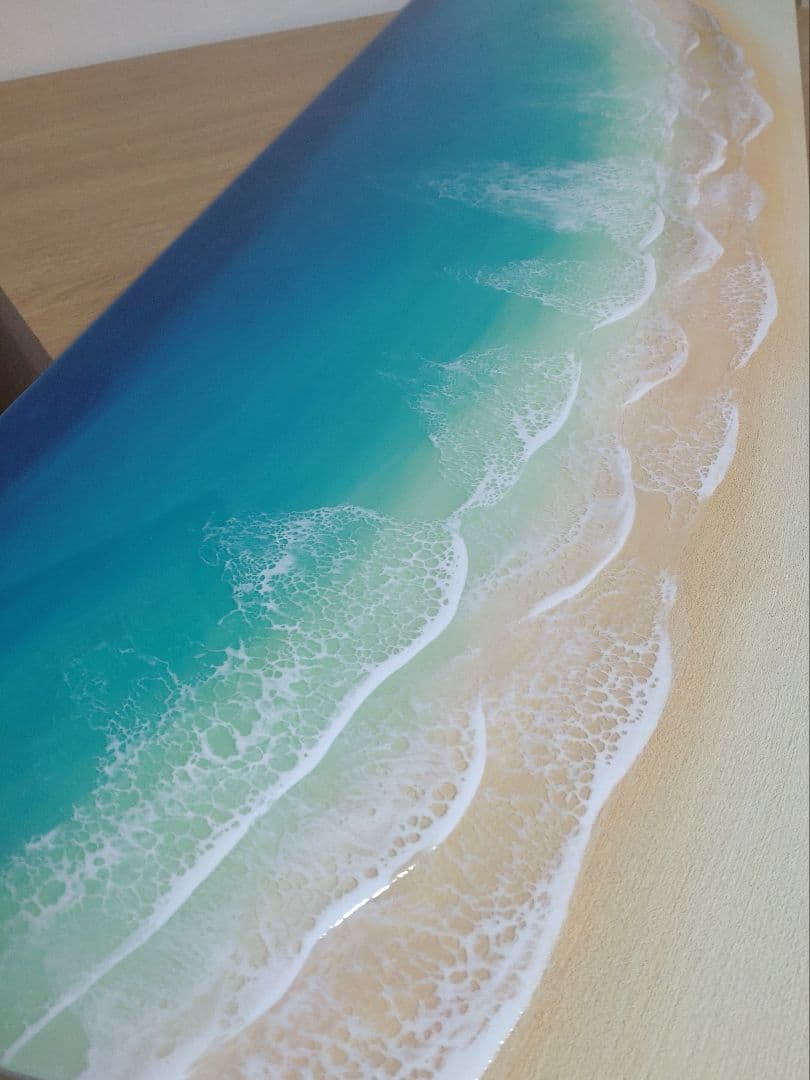 レジンアート(Okinawa Blue・Plate type・900×300)