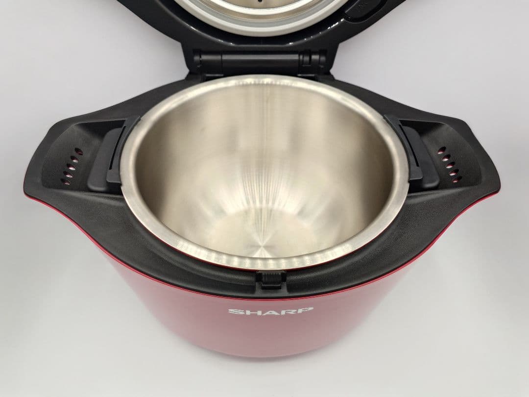 シャープ ヘルシオ ホットクック　2018年製　KN-HW24C-R