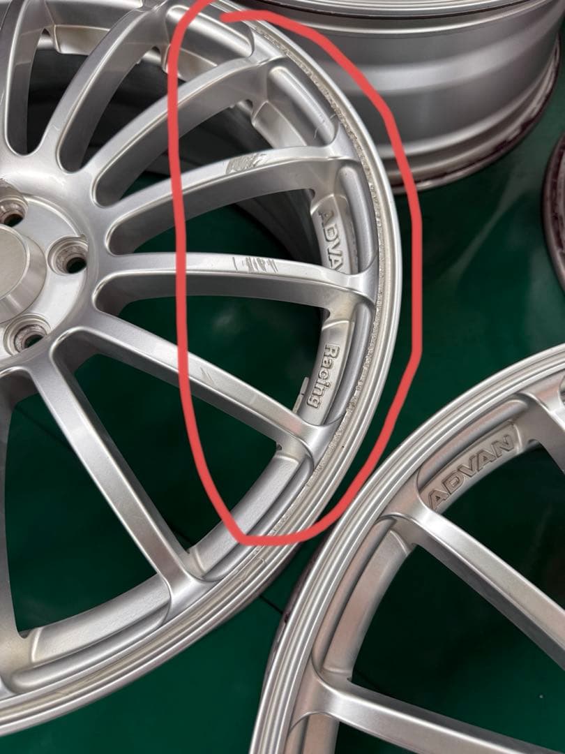 シ*ー様 ADVAN Racing RT 18×7J+50 5H- PCD100