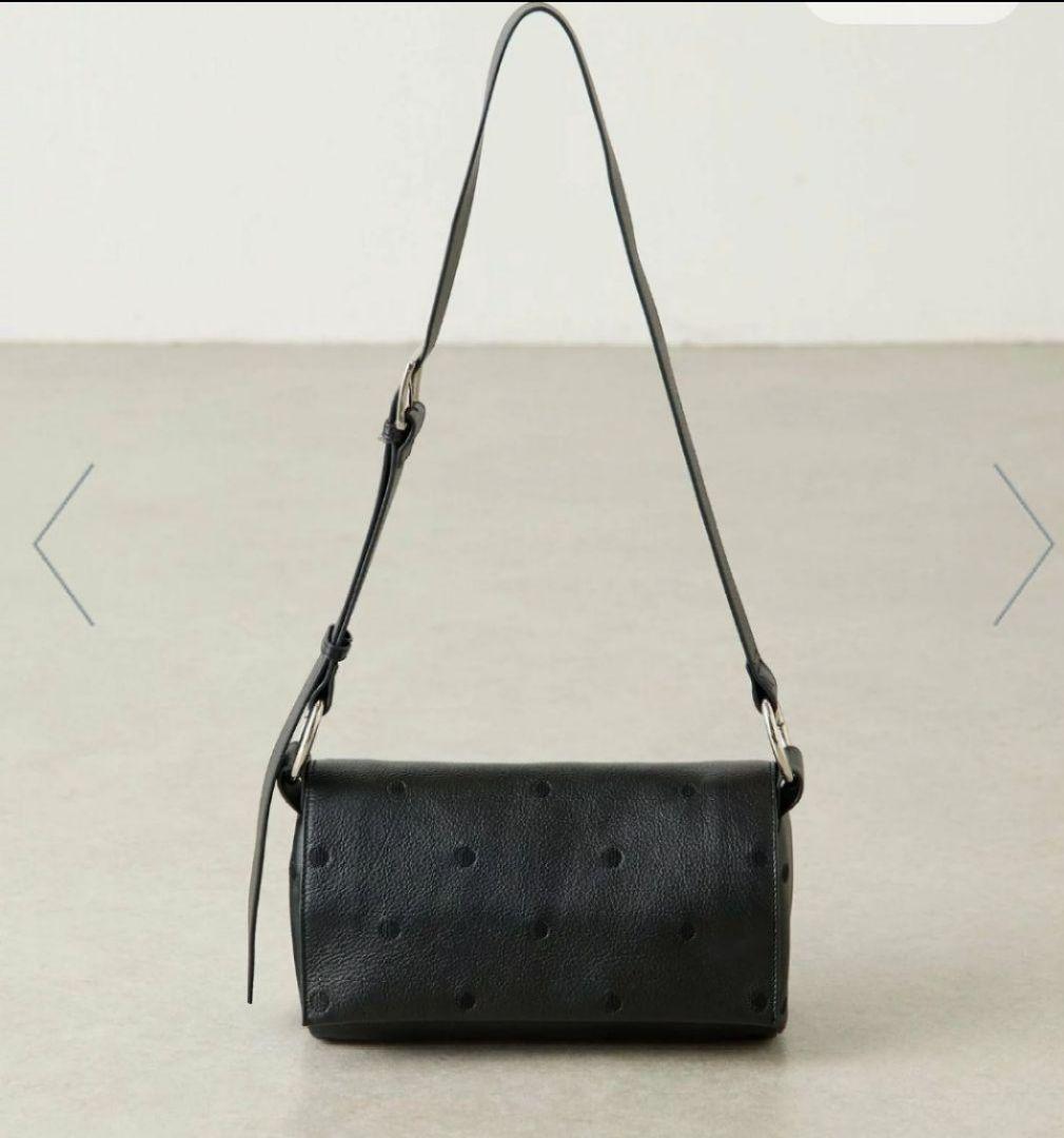 ビアズリー ドット柄レザーショルダーバッグ♡新品