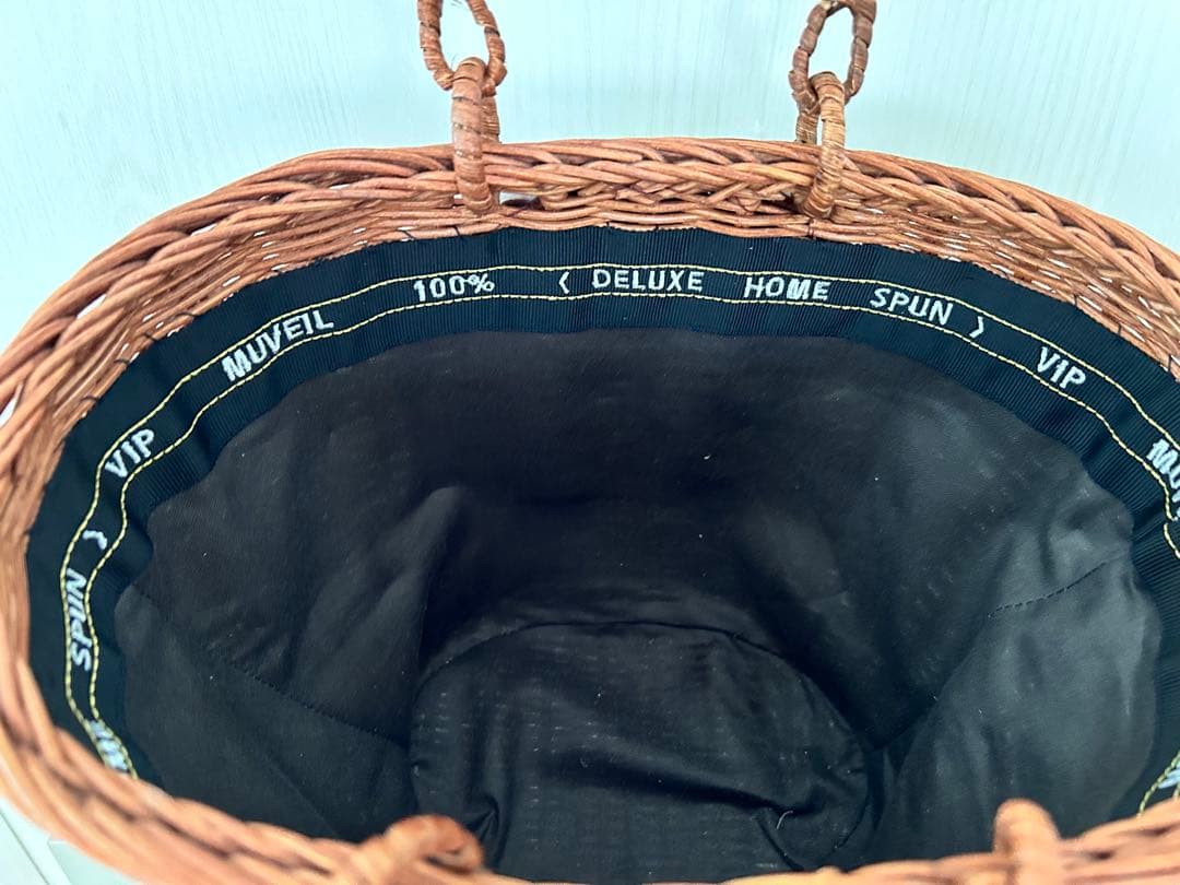 【muveil】 カゴバッグ シュナウザー ホワイト