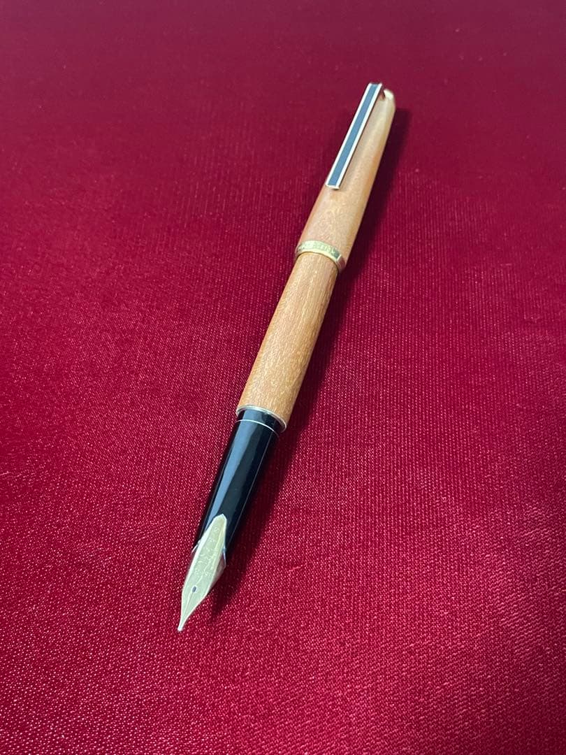 極美品　1972年製　初代 高級天然　イタヤカエデ 大型18K パイロット