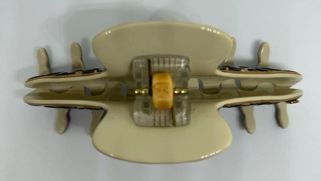 ALEXANDRE DE PARIS ヘアクリップ Lサイズ ヒョウ柄