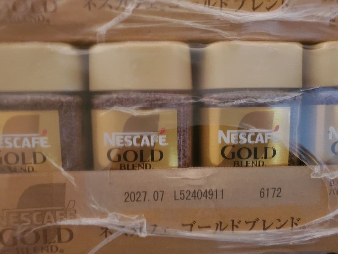 賞味期限訂正☆彡NESCAFEゴールドブレンド　120g×24