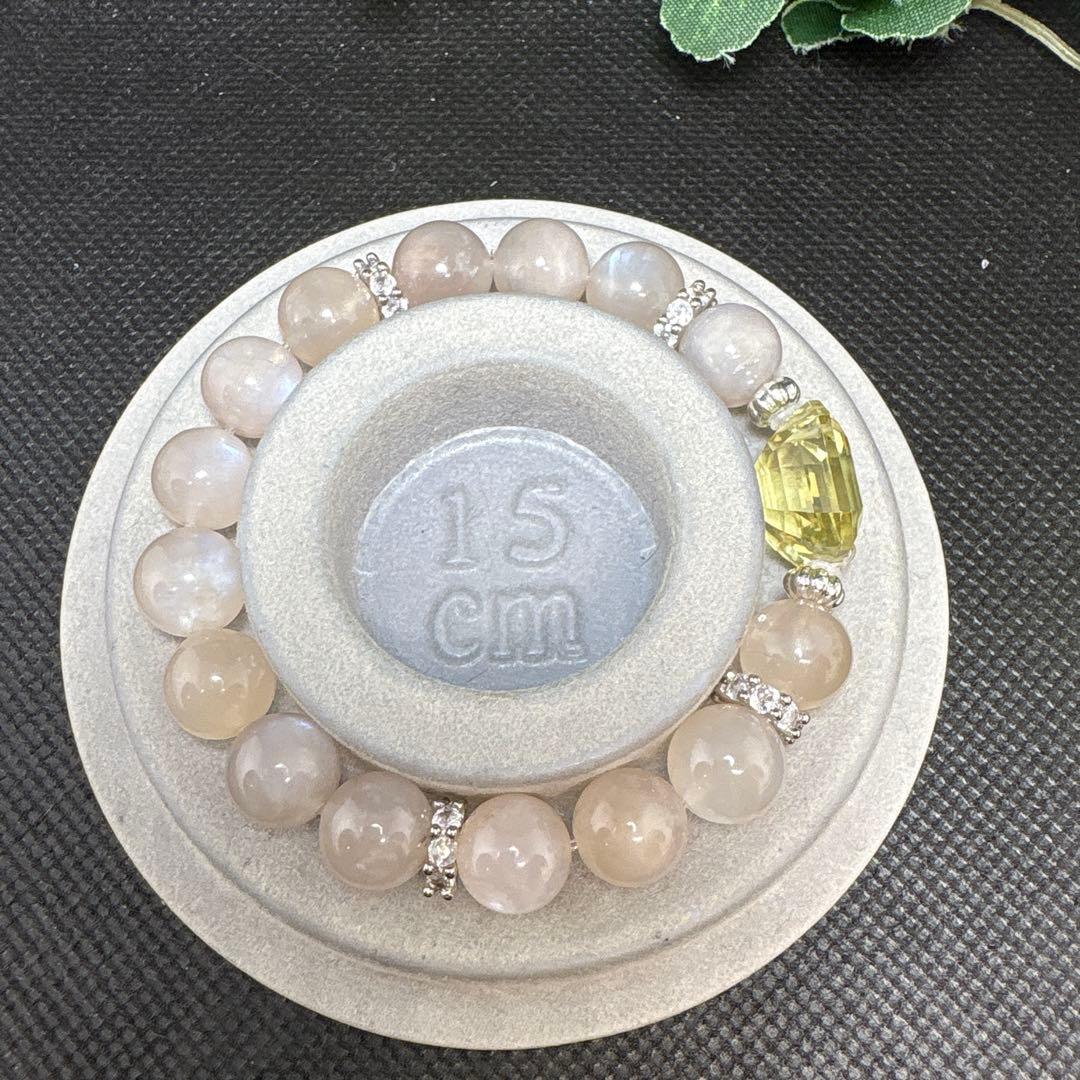 ＊momo様お取置き9/8＊【高品質】シトリン　宝石カット　ピンクムーンストーン