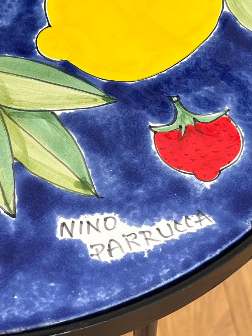 イタリア ニーノパルッカ チェア1脚 フルーツペイント ガーデン