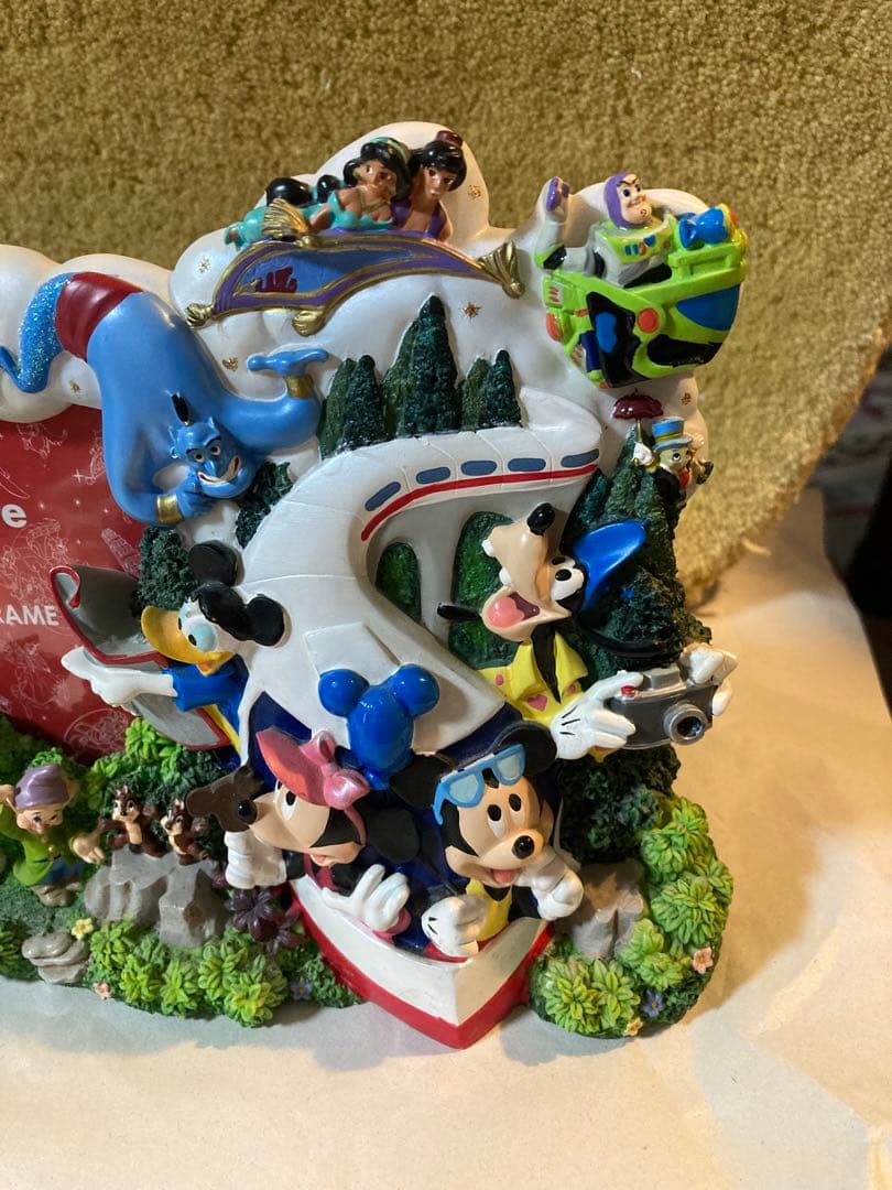 ディズニーストア 00年代〜 ミュージカルフォトフレーム 陶器 写真立て