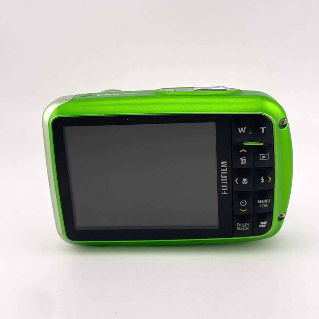 実写美⭕️【動作確認済】FUJIFILM 防水 FinePix Z33WP　緑