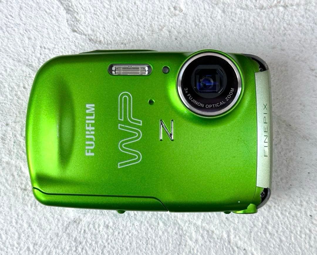 実写美⭕️【動作確認済】FUJIFILM 防水 FinePix Z33WP　緑
