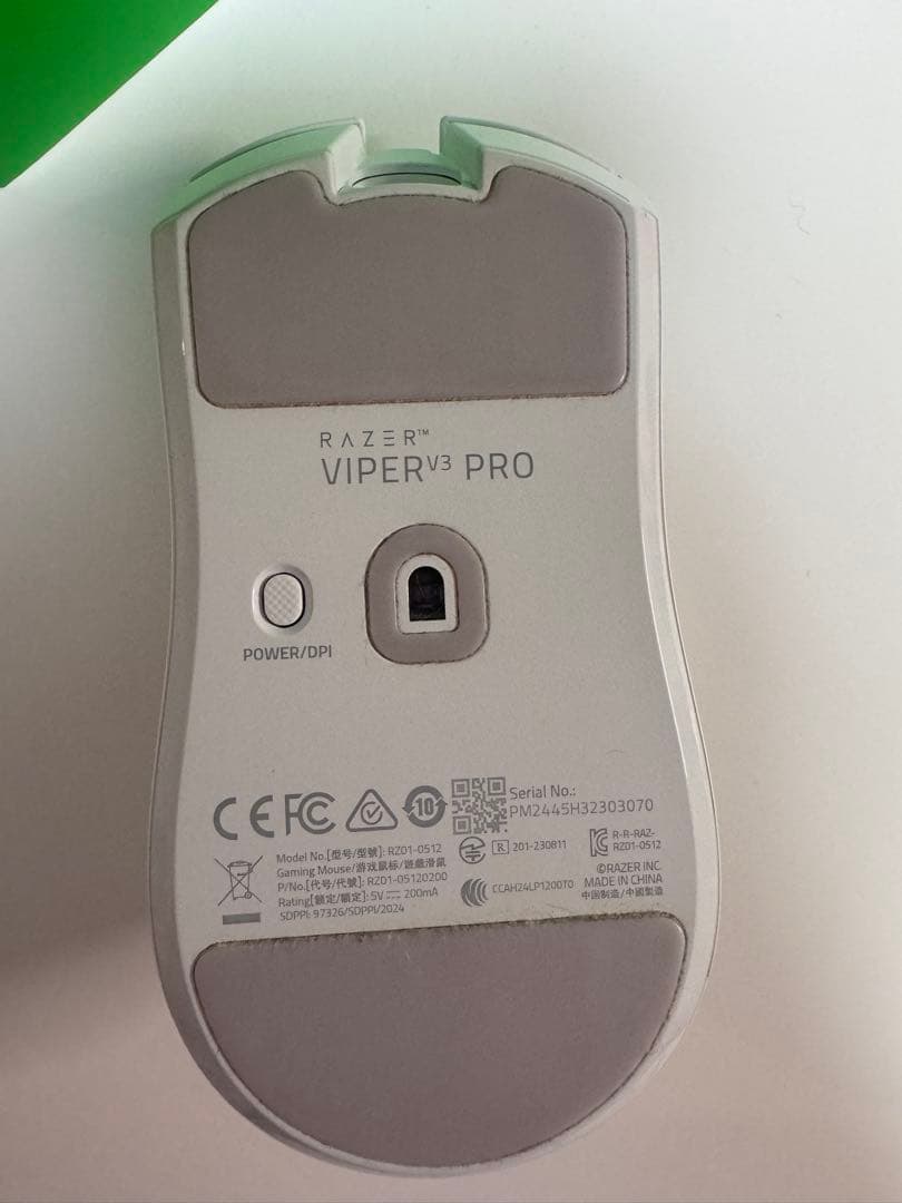 Razer v3pro ホワイトモデル ゲーミングマウス