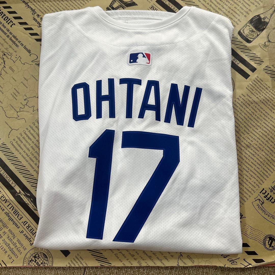 ロサンゼルス・ドジャース ユニフォーム OHTANI 17 キッズサイズXL