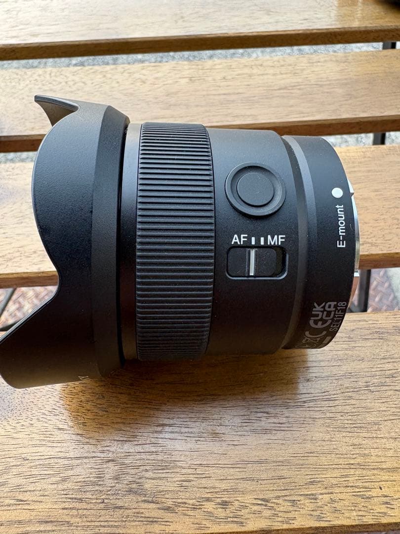 SONY広角単焦点レンズ SEL11F18