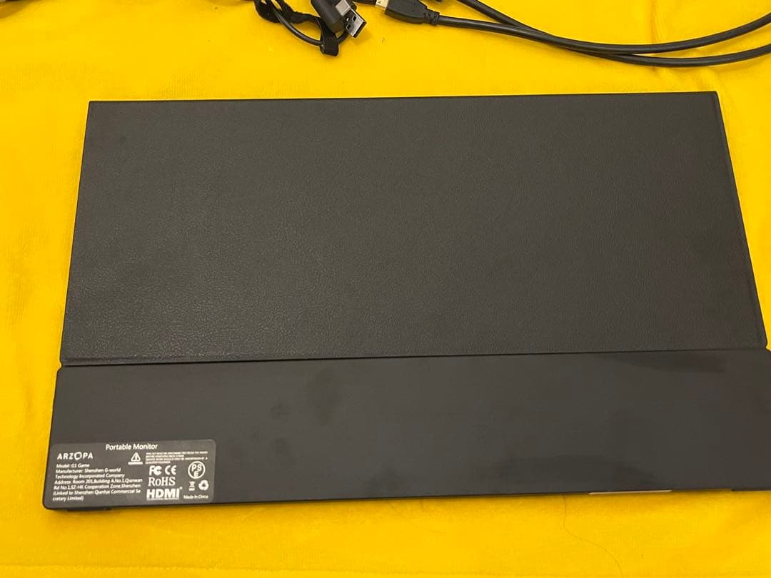 モバイルモニター 144Hz ARZOPA 15.6インチ　箱無し