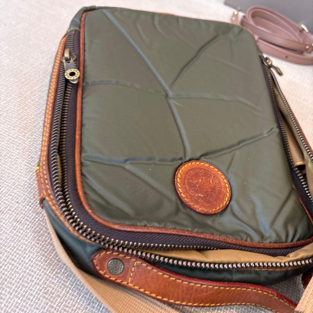 M*I様 ハンティングワールド　ショルダーバッグ　バチュークロス