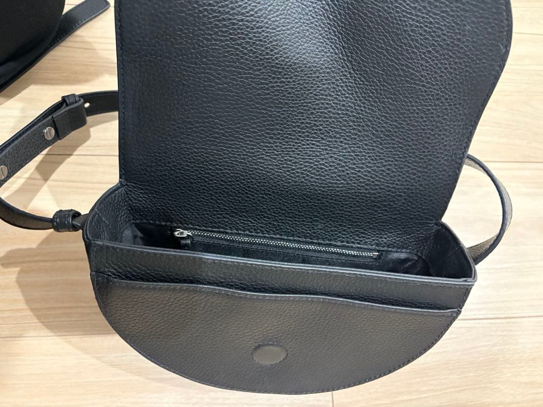 ohga オーガ　ショルダーバッグ　PAT BAG 黒