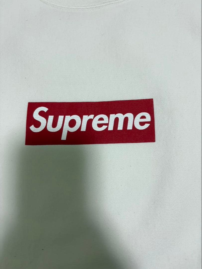 Supreme Washed Box Logo Crewneck Lサイズ