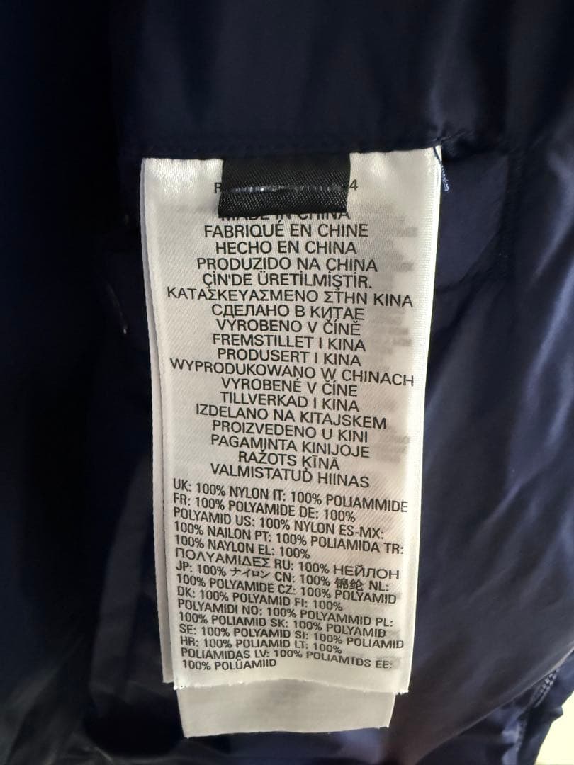 DIESEL ネイビー ダウンジャケット フード付き