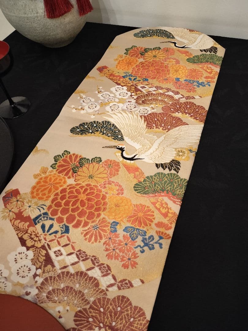 A937高級‼️ひな祭り‼️花嫁衣装帯‼️1ｍ96cm
