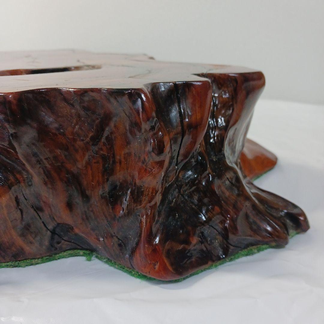 送料込み　屋久杉　希少厚切り台座