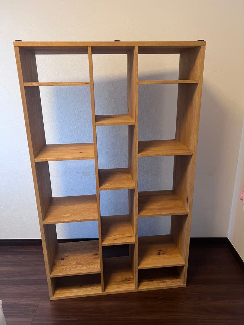 ACTUS 木製オープンシェルフ 145cm x 87cm x 32cm