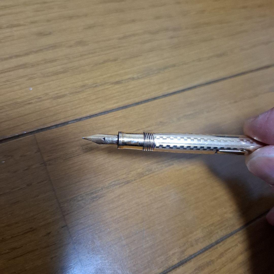 EVER SHARP　エバーシャープ GOLD FILLED 万年筆 ケース付き