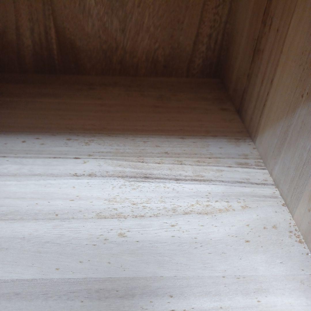 桐タンス 扉付き収納 上下セット