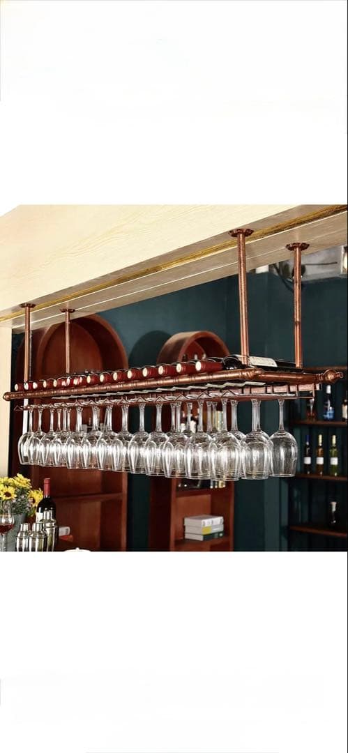 ワインラックヴィンテージ金属製1200×300