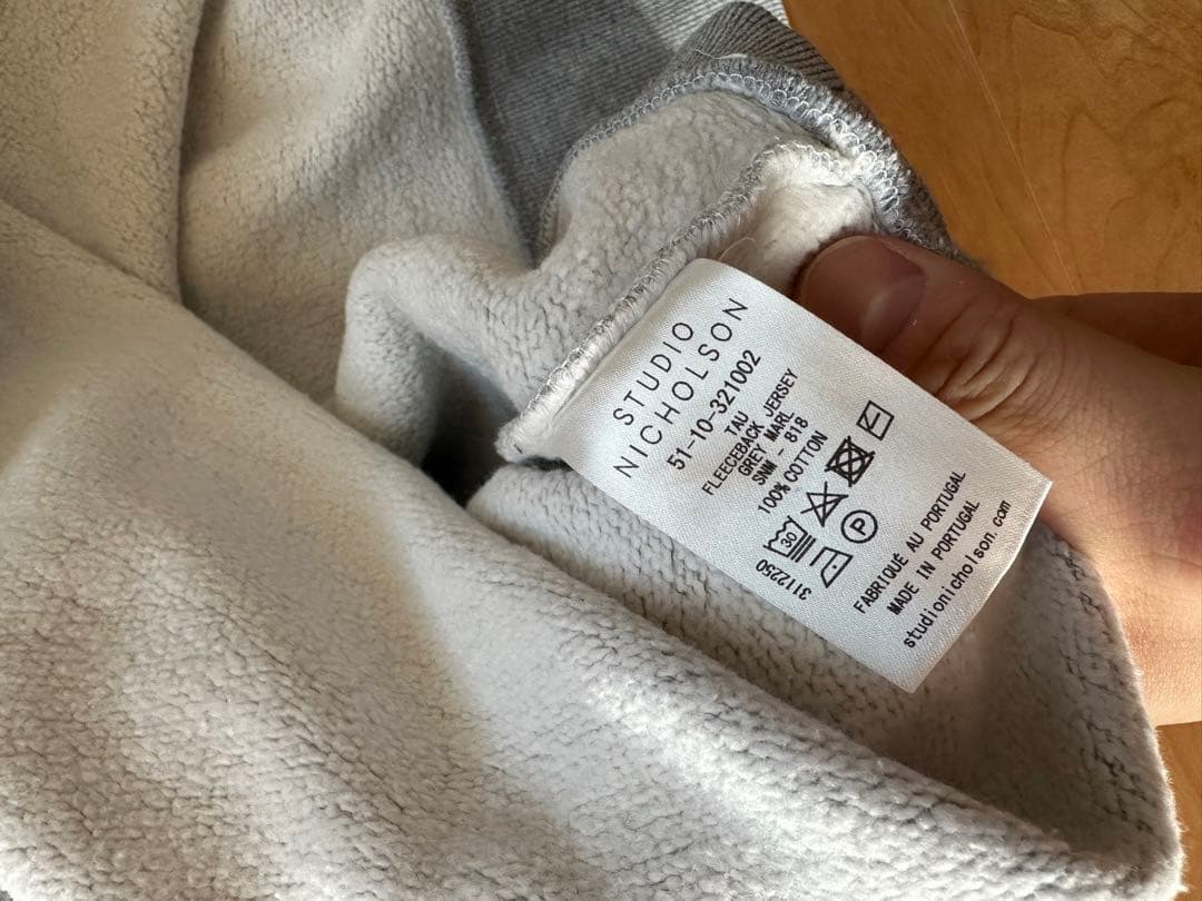 美品　STUDIO NICHOLSONスウェット　L