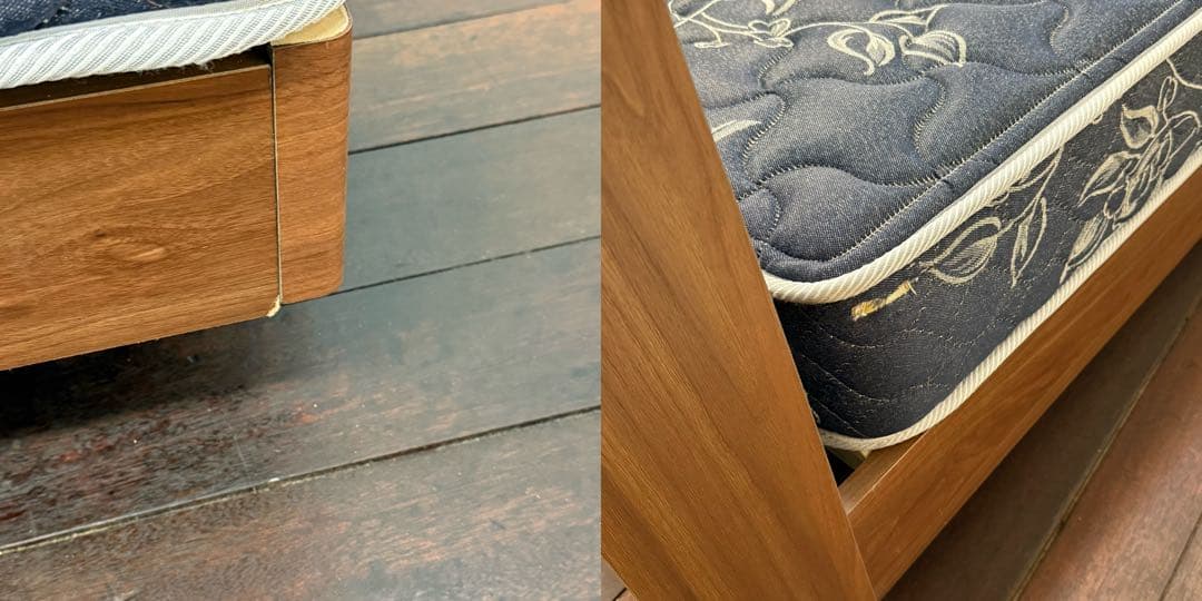 H112K46 展示品 France Bed メモリーナ65 セミダブルベット