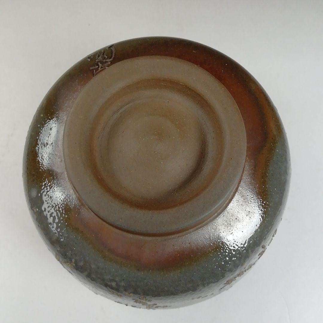 Ｗ１３８　茶碗　『備前焼』『筒茶碗』『陶吉 造』　共箱　抹茶碗　茶道具