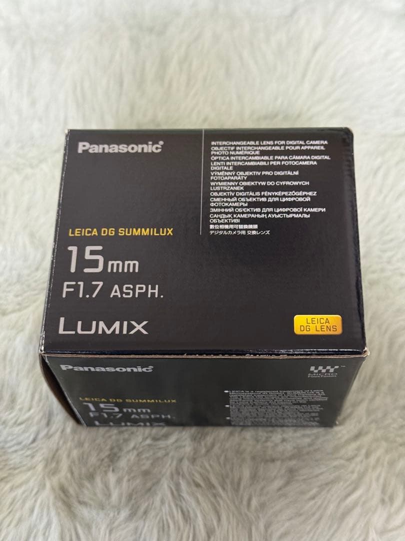 [ほぼ新品]LEICA DG SUMMILUX 15mm/F1.7