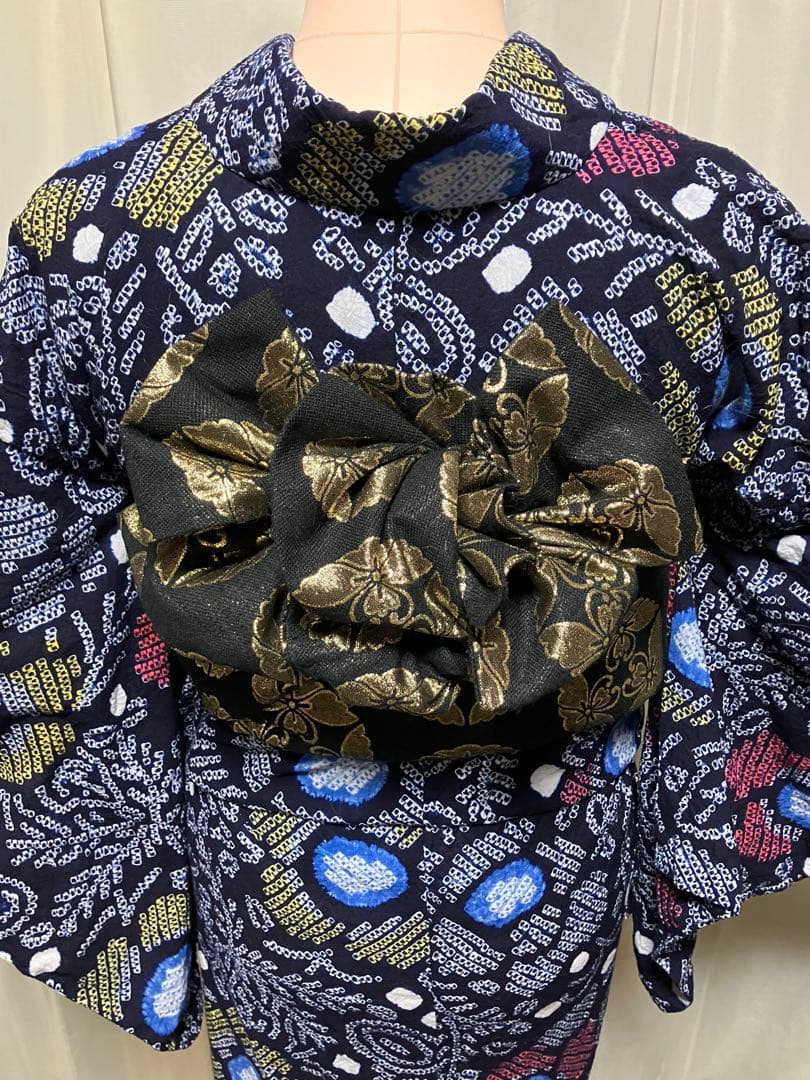 ち*ん様 有松鳴海総絞り浴衣のみ152±5